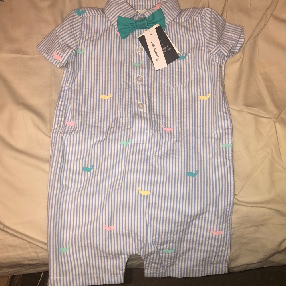 Baby boy shortall